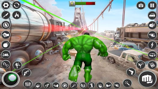 Incredible Monster Hero Game APK screenshot 1
