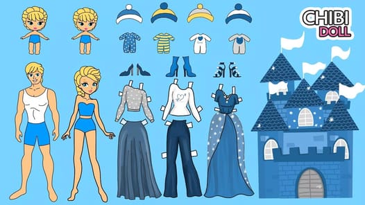 Chibi Doll Dress Up DIY Games APK screenshot 1