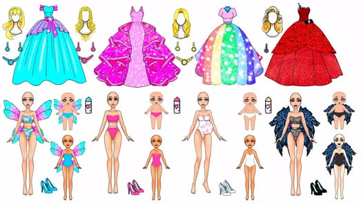 Chibi Doll Dress Up DIY Games APK screenshot 1