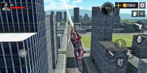 Super Hero Rope Crime City APK screenshot 1