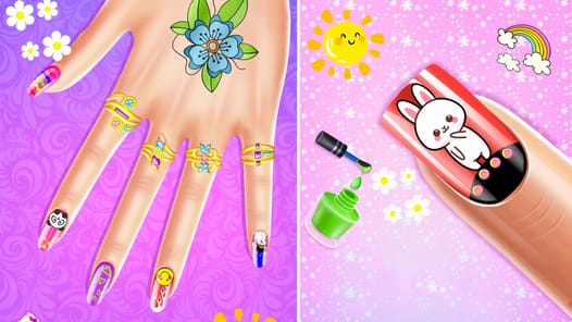 Nail polish game nail art APK screenshot 1