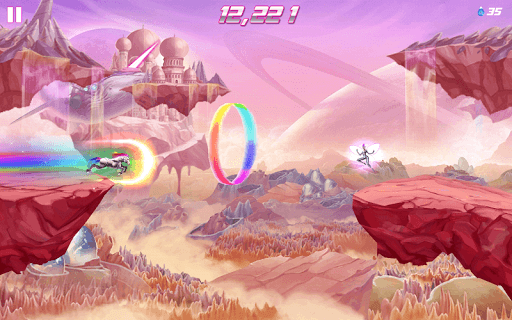 Robot Unicorn Attack 2 APK screenshot 1 Robot Unicorn Attack 2 APK screenshot 1