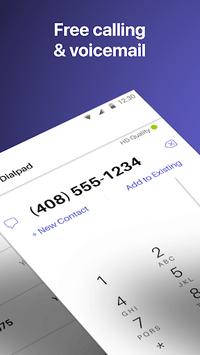 TextFree: WiFi Calling App APK screenshot 1
