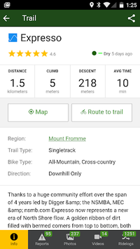 Trailforks APK screenshot 1
