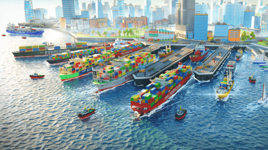 Port City: Ship Transit Tycoon APK screenshot 1