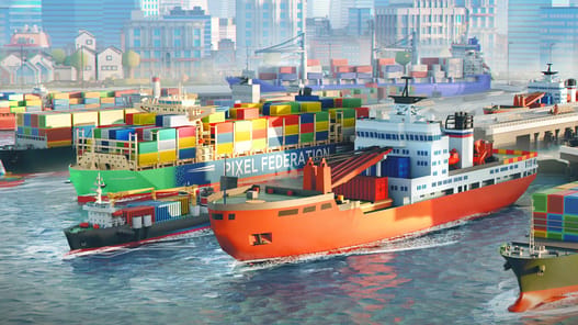 Port City: Ship Transit Tycoon APK screenshot 1