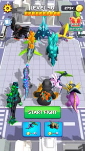 Merge Kog Gozilla Vs Dinosaur APK screenshot 1