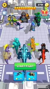Merge Kog Gozilla Vs Dinosaur APK screenshot 1