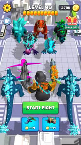 Merge Kog Gozilla Vs Dinosaur APK screenshot 1