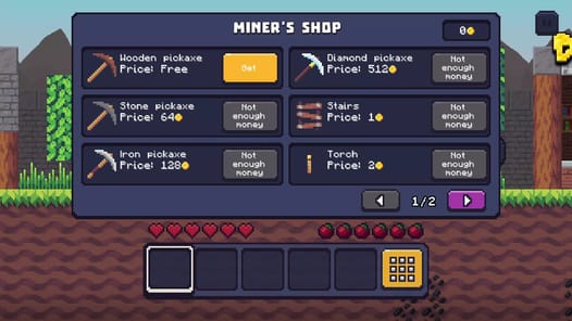 Noob Miner: Escape from prison APK screenshot 1