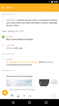 ClassUp - Schedule, Note for Students APK screenshot 1
