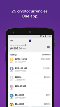 Abra: Bitcoin, XRP, LTC APK screenshot 1