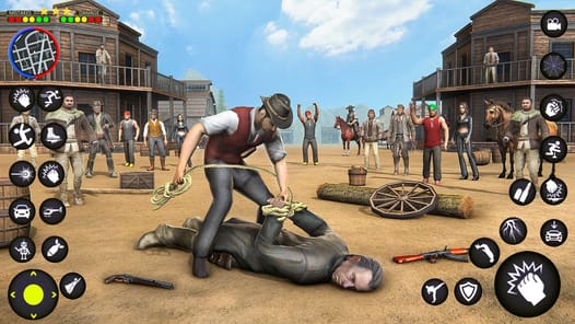 Gangster Crime Gun Cowboy Game APK screenshot 1
