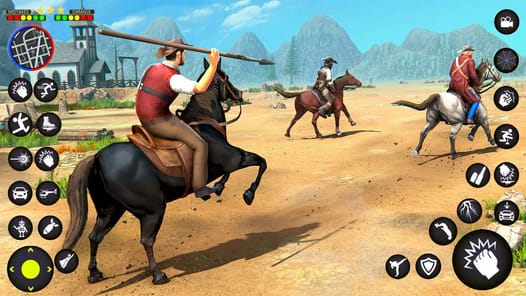 Gangster Crime Gun Cowboy Game APK screenshot 1