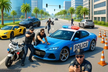 Police Car Chase APK screenshot 1