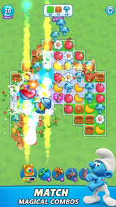 Smurfs Magic Match APK screenshot 1