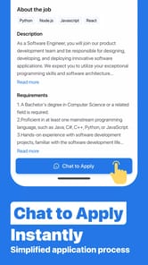 Bossjob: Chat & Job Search APK screenshot 1