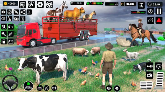 Animal Cargo Truck Transporter APK screenshot 1