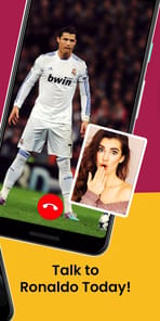Cristiano Ronaldo Call & Chat APK screenshot 1