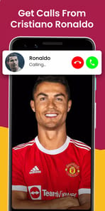 Cristiano Ronaldo Call & Chat APK screenshot 1