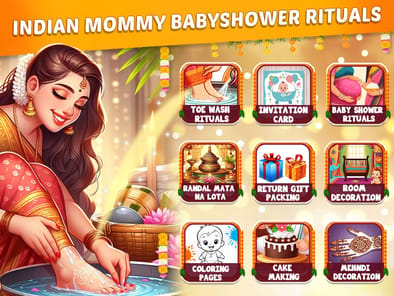 Indian Fashion Mom Baby Shower APK screenshot 1
