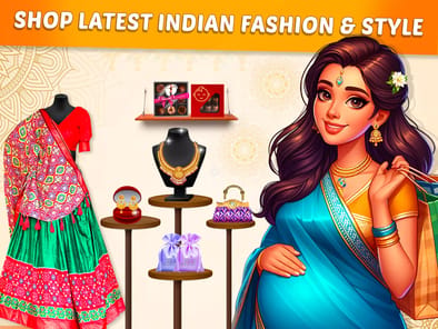 Indian Fashion Mom Baby Shower APK screenshot 1