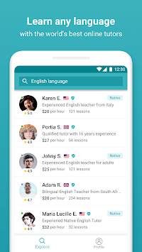 Preply: Easy language learning APK screenshot 1
