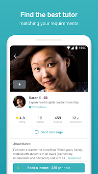 Preply: Easy language learning APK screenshot 1
