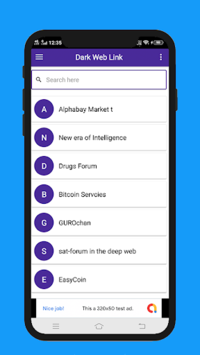 Dark Web APK screenshot 1