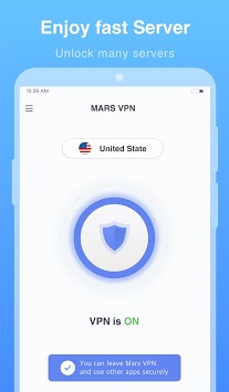 Mars VPN APK screenshot 1