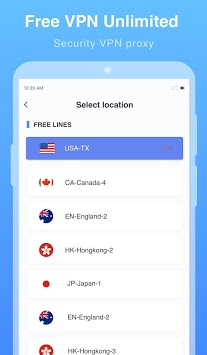 Mars VPN APK screenshot 1