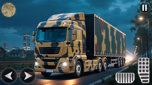 Army Cargo Truck Driving Games APK screenshot 1