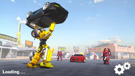Flying Robot Car Transform APK screenshot 1