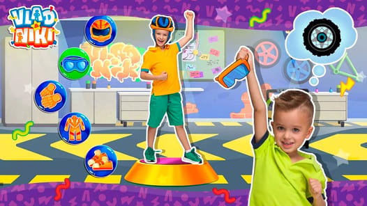 Vlad & Niki: Kids Bike Racing APK screenshot 1