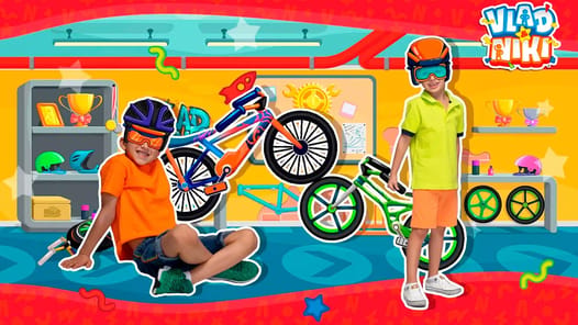 Vlad & Niki: Kids Bike Racing APK screenshot 1