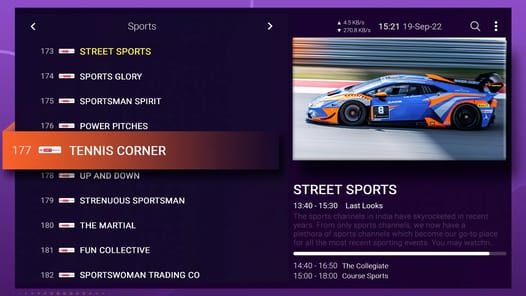 IPTV Smart Purple Player APK screenshot 1