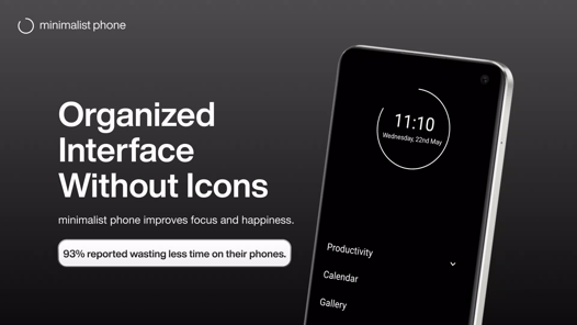minimalist phone®: Launcher APK screenshot 1