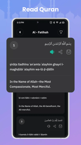 Holy Quran Book and Audio APK screenshot 1