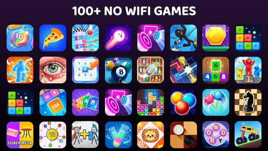 NoWiFi - Relaxing Arcade Games APK screenshot 1