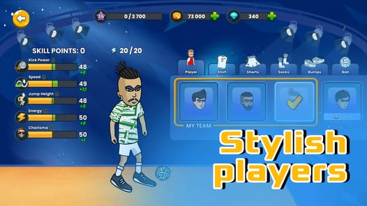 Soccer Spike - Kick Volleyball APK screenshot 1
