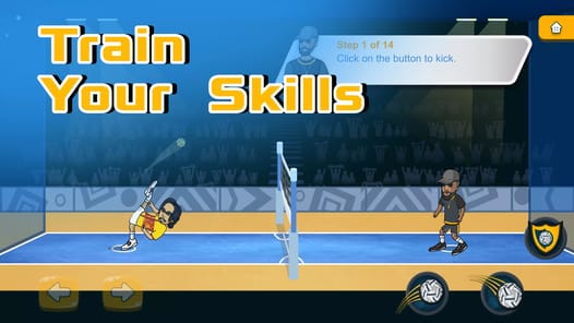 Soccer Spike - Kick Volleyball APK screenshot 1