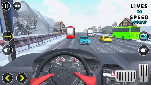 Racing in Bus Offline Games APK screenshot 1 Racing in Bus Offline Games APK screenshot 1