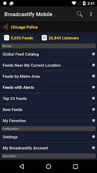 Broadcastify Police Scanner APK screenshot 1 Broadcastify Police Scanner APK screenshot 1