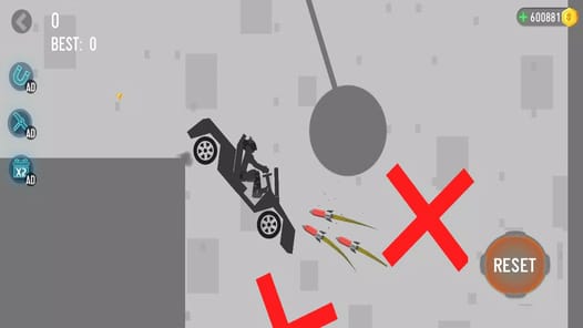 Ragdoll Dismount: Bone Breaker APK screenshot 1
