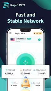 Rapid VPN APK screenshot 1