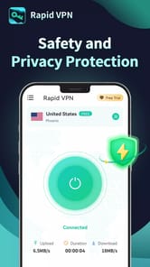 Rapid VPN APK screenshot 1