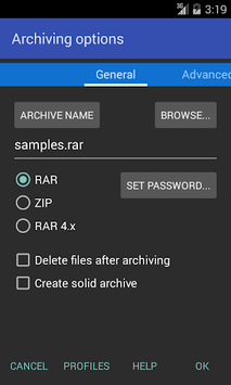 RAR APK screenshot 1 RAR APK screenshot 1