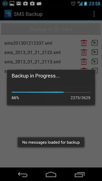SMS Backup & Restore APK screenshot 1
