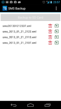 SMS Backup & Restore APK screenshot 1