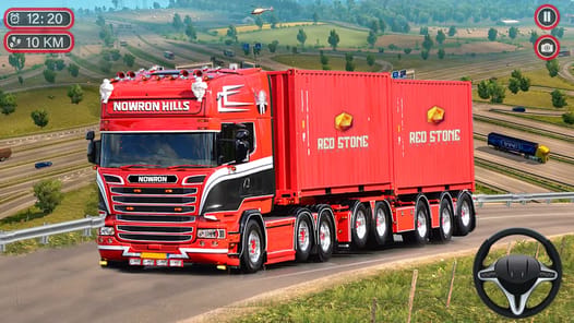 Truck Simulator :Euro 3D Truck APK screenshot 1